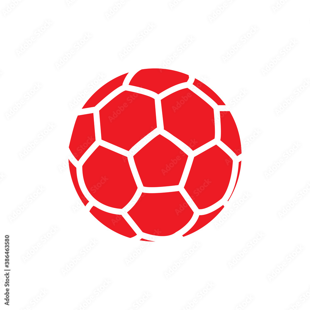 Obraz premium soccer ball icon vector symbol template