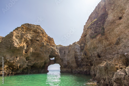 Cliffs in Ponta da Piedade, Algavre, Portugal photo