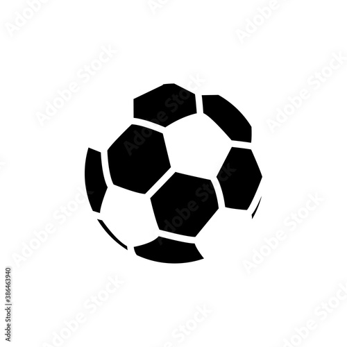 soccer ball icon vector symbol template