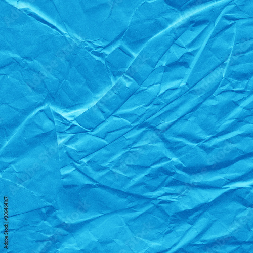 Wallpaper Mural Blue vintage and old looking crumpled paper background. Retro cardboard texture. Grunge paper for drawing. Ancient book page. Present wrapping. Torontodigital.ca