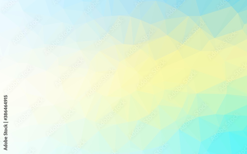 Light Blue, Yellow vector abstract mosaic background. Light Blue, Yellow vector abstract mosaic background.