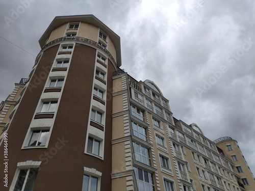 Facade of a building on Permskaya street in Perm 16