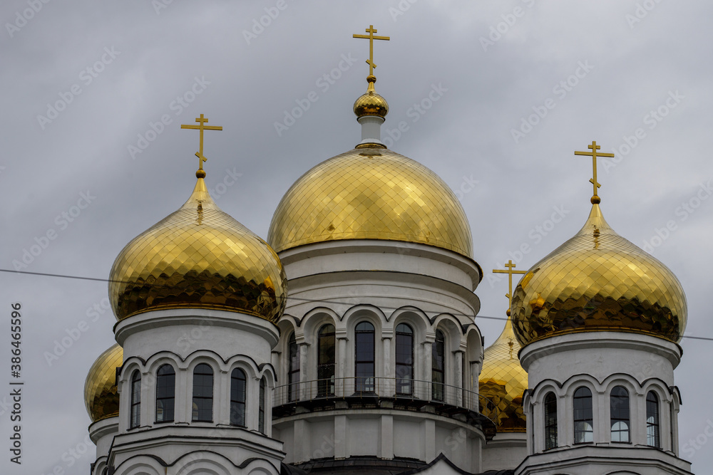 Christian orthodox church typical to Russia and Eastern Europe