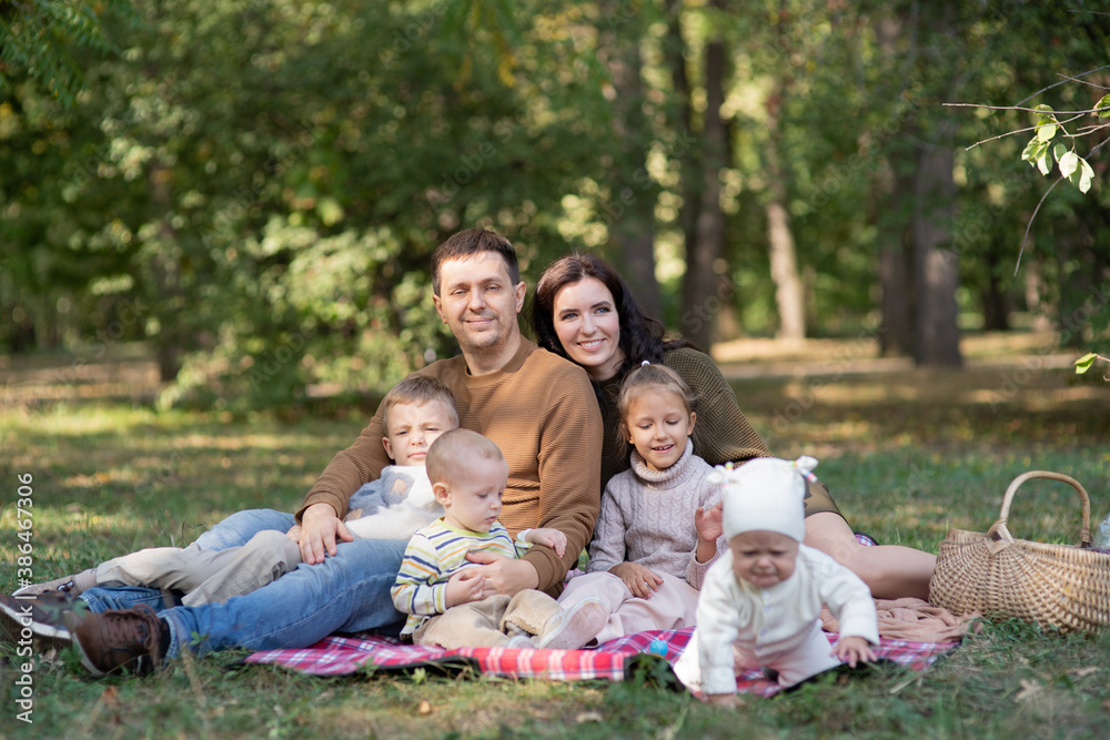 Family with four children Family with four children