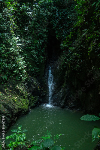 waterfall in the jungle