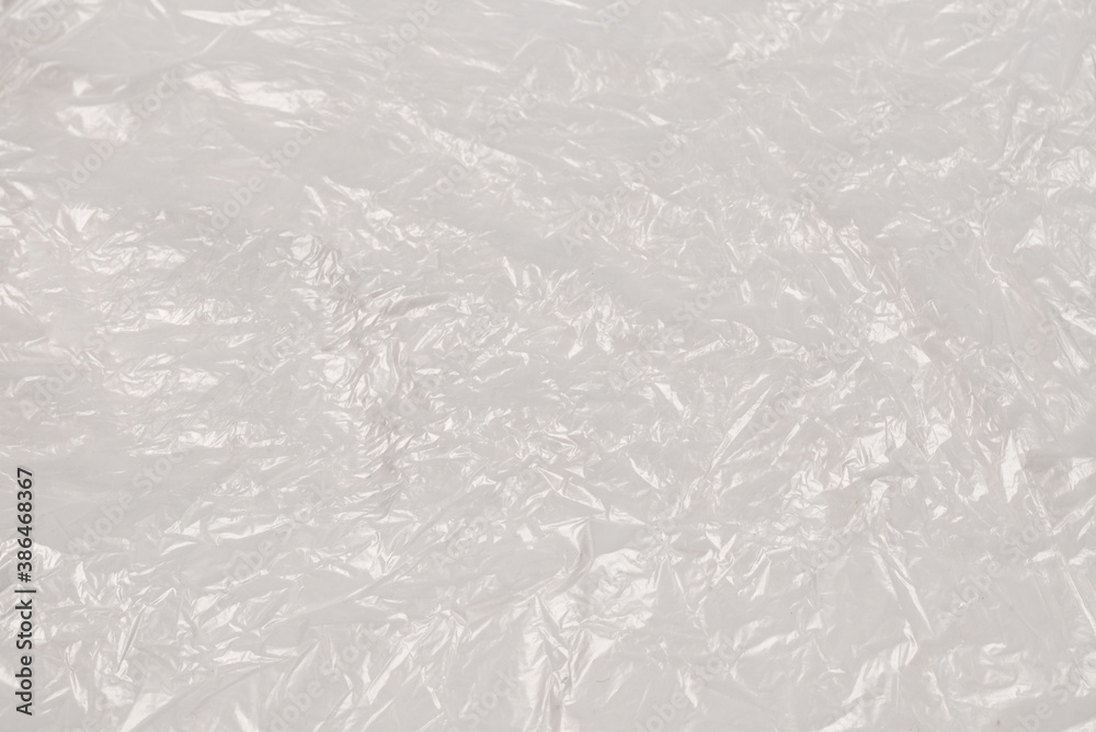 Naklejka premium Plastic wihite background. Top view.