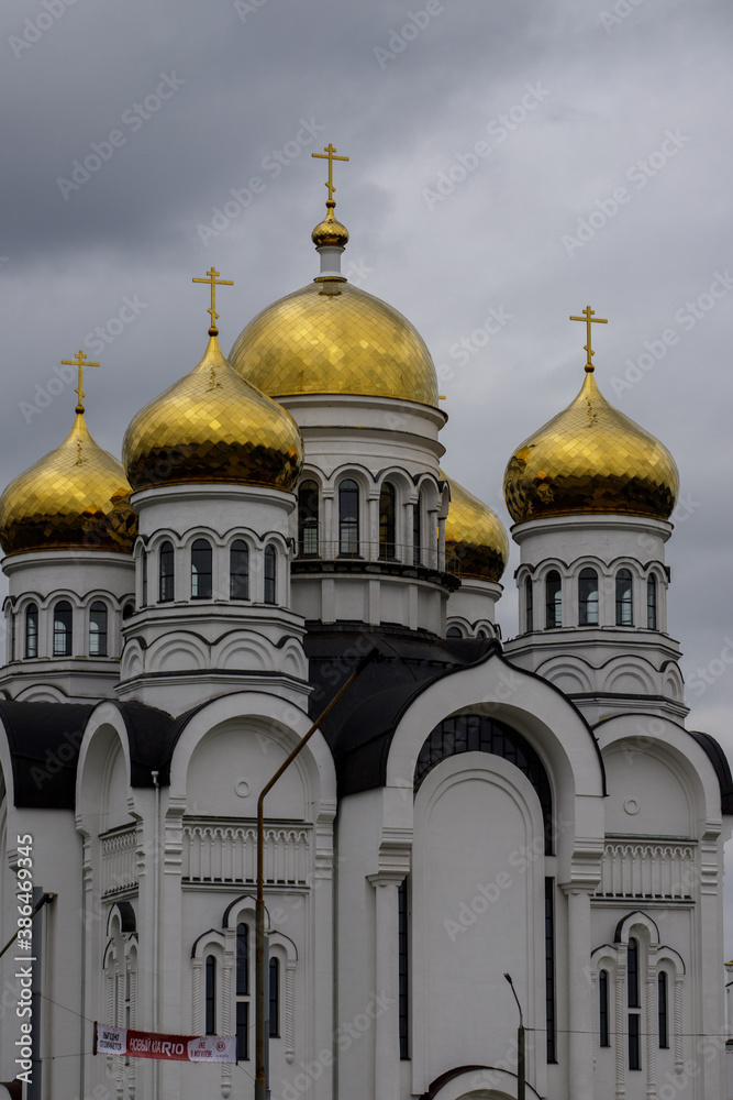 Christian orthodox church typical to Russia and Eastern Europe