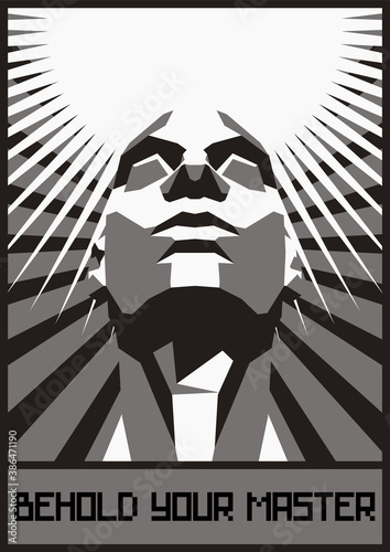 Behold Your Master Obey Style Poster 