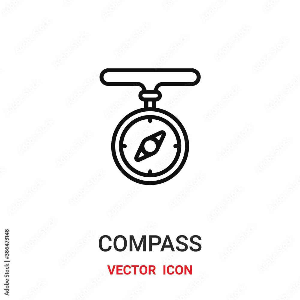 compass icon vector symbol. compass symbol icon vector for your design. Modern outline icon for your website and mobile app design. compass icon vector symbol. compass symbol icon vector for your design. Modern outline icon for your website and mobile app design.