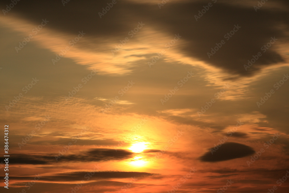 Obraz premium 夕陽