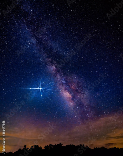Night sky Milky Way