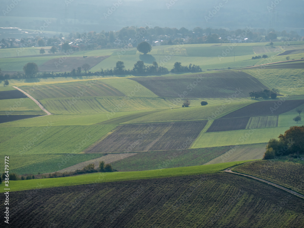 Agrarlandschaft im Herbst