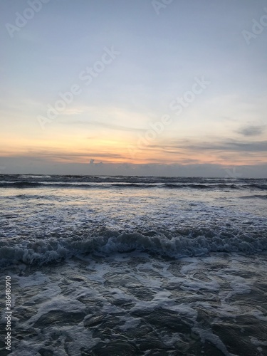 sunset at the beach