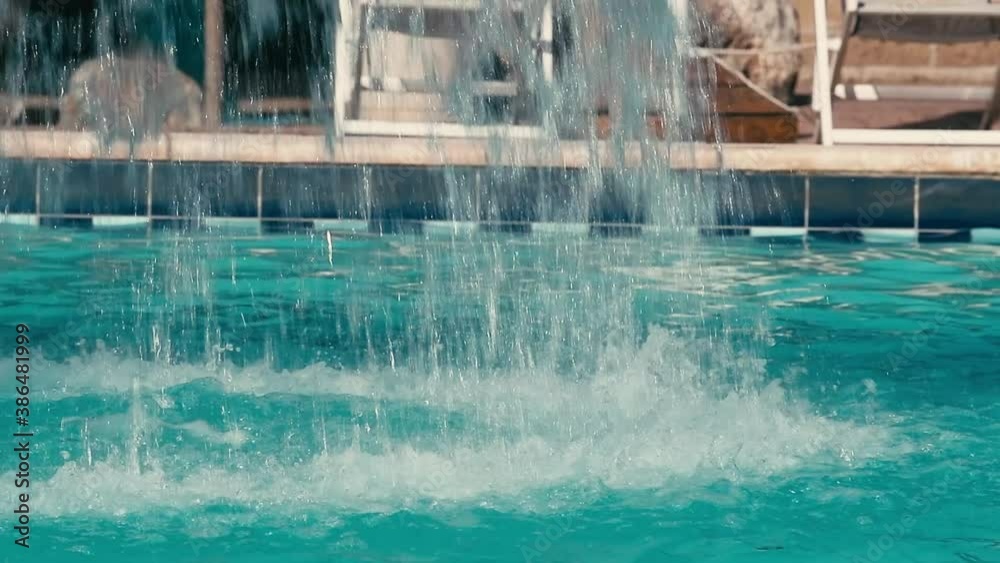 cascata da piscina