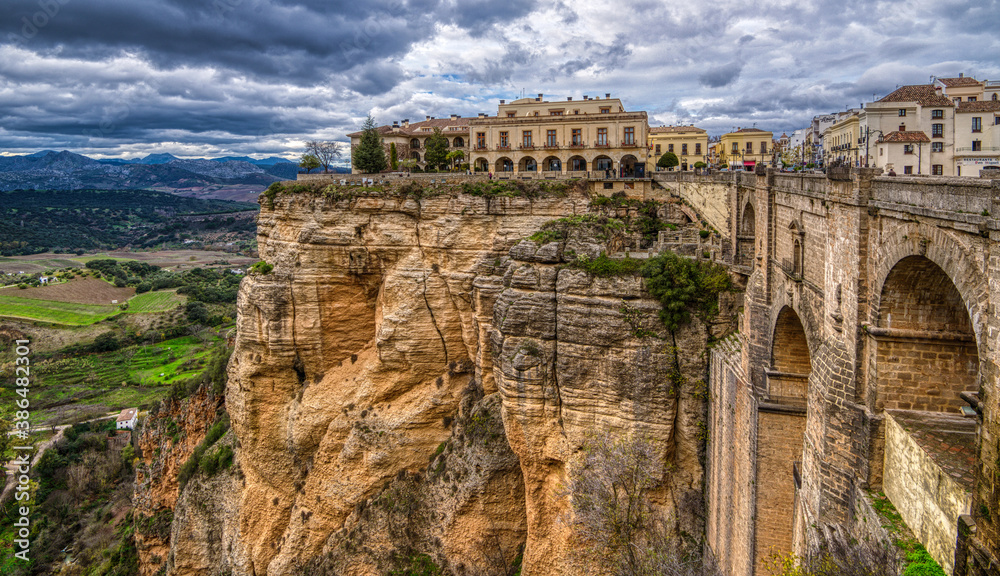 Ronda from the other side of the bridge