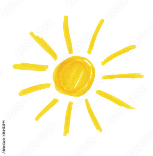 Child drawing of Sun