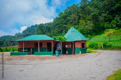 cabaña y tienda en laguna seca Chicabal photo