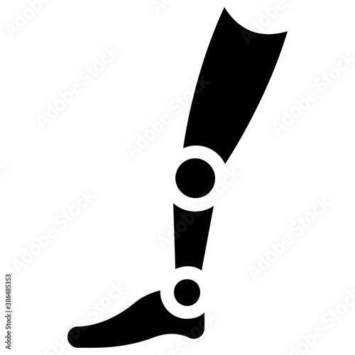 
Cybernetic limb with artificial intelligence working in virtual world
