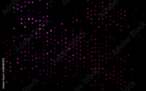 Dark Purple vector texture with disks. © Dmitry