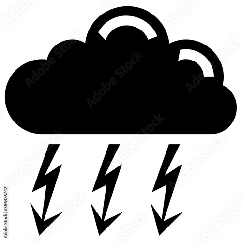 
A stormy and thunderstorm weather condition
