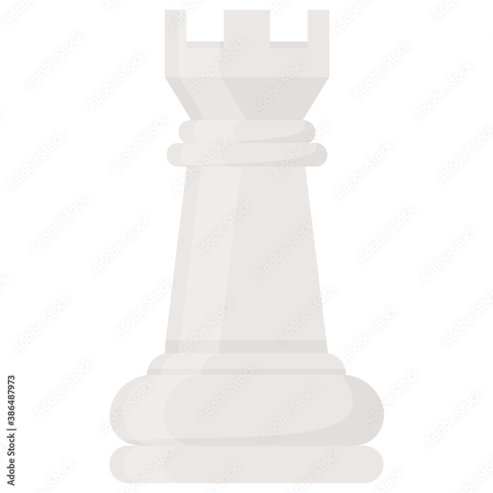 Chess piece with medieval fort roof like shape on the head denoting chess rook icon
Chess piece with medieval fort roof like shape on the head denoting chess rook icon