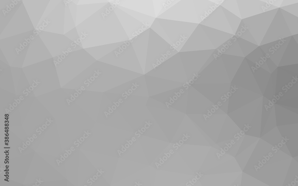 Light Silver, Gray vector polygonal background. Light Silver, Gray vector polygonal background.