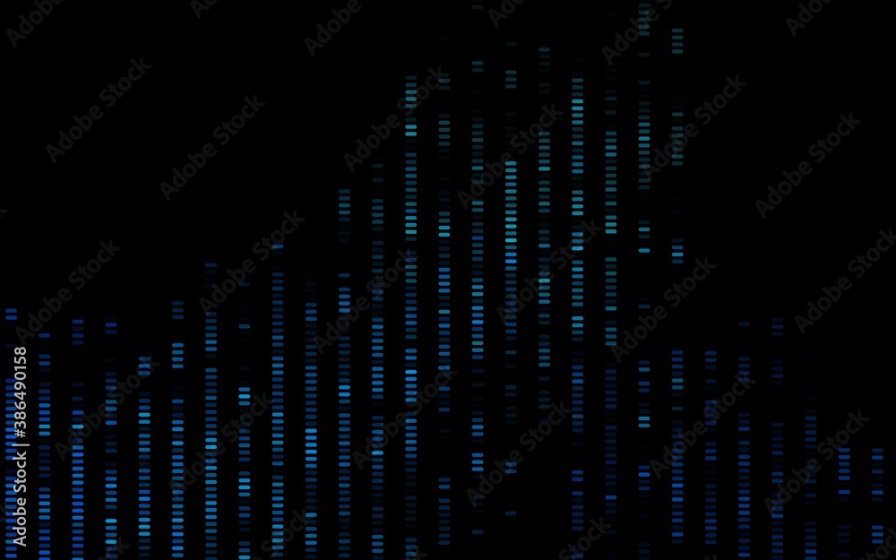 Dark BLUE vector template with repeated sticks. Dark BLUE vector template with repeated sticks.