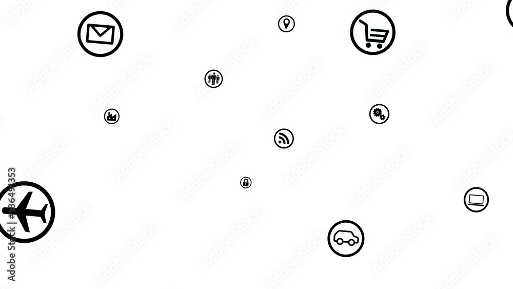 Technology Icon Network Symbol Digital devices 3D illustration Technology Icon Network Symbol Digital devices 3D illustration