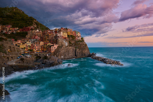 Fototapeta Naklejka Na Ścianę i Meble -  Landscape of Manarola, Liguria Italy