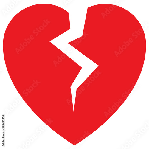 
Love sign in blood color showing heart symbol icon
 photo