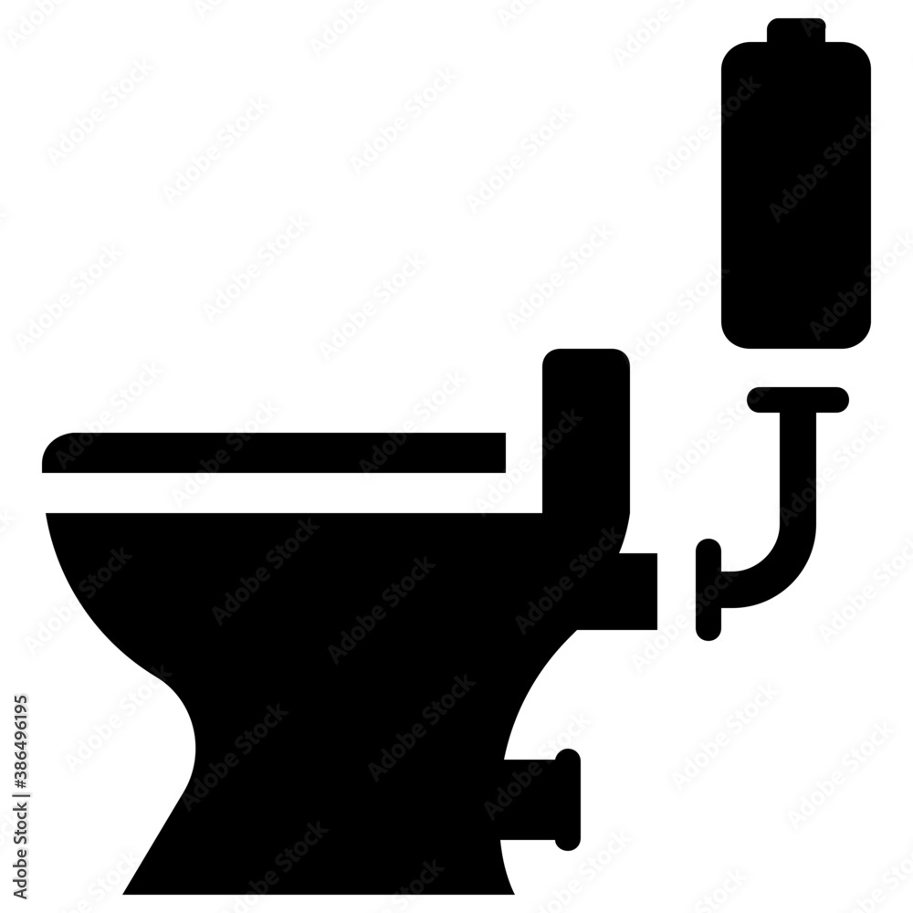 
Commode is referring to icon of toilet 
