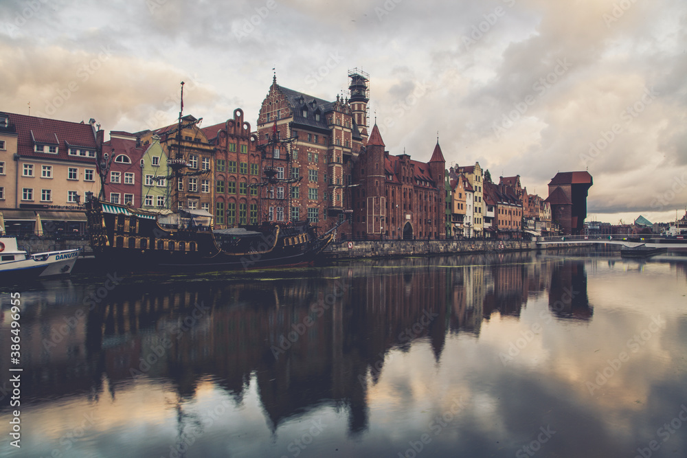 Day time views of the Polish city of Gdansk Day time views of the Polish city of Gdansk