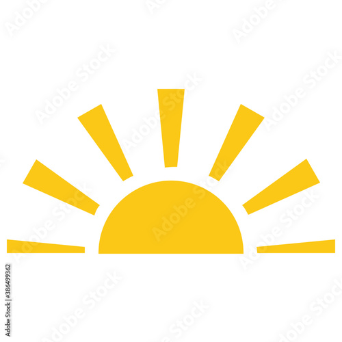 

Flower like sun with thin and thick rays giving the symbol of mayan sun 

