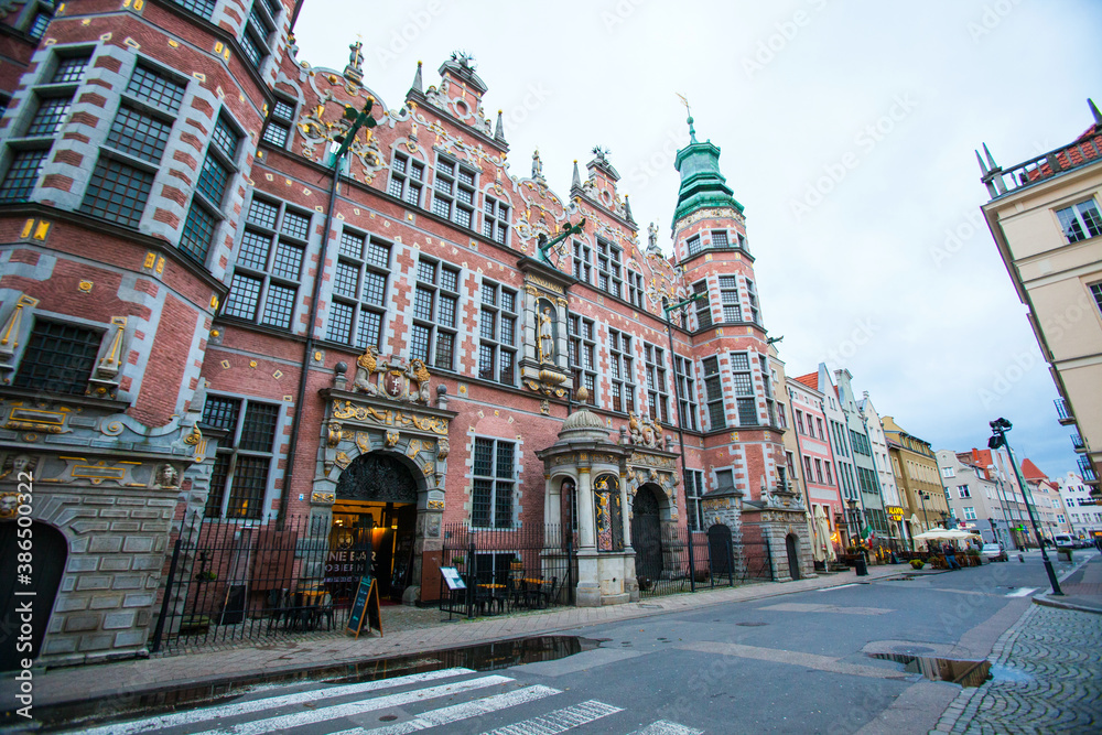 Fototapeta premium Views of the city center in Gdansk, Poland