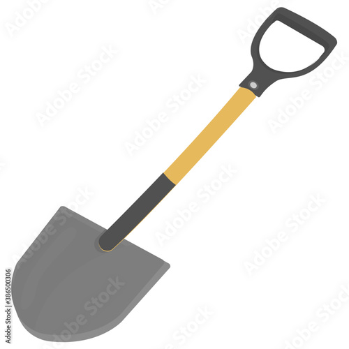 
An edging and planting spade, construction tool
