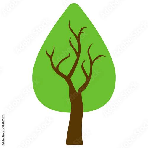
Flat icon vector design of wright acacia tree
