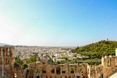 View over Athen from the Akropolis