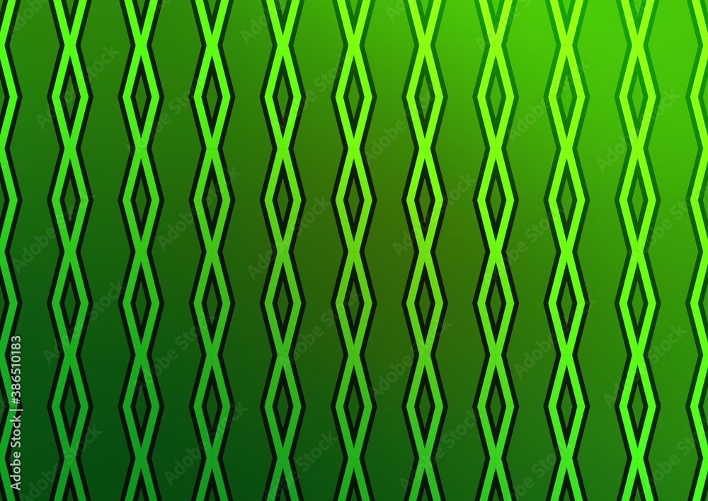 Light Green vector texture with lines, rhombuses. Light Green vector texture with lines, rhombuses.