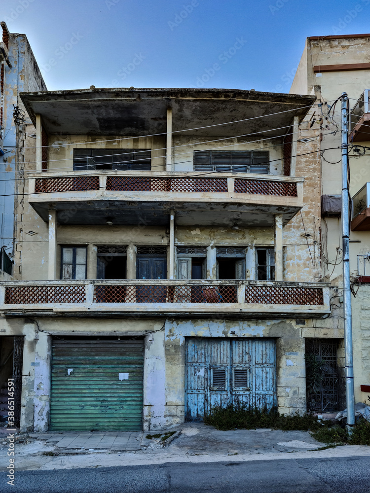 Derelict build in Xemxija, Malta