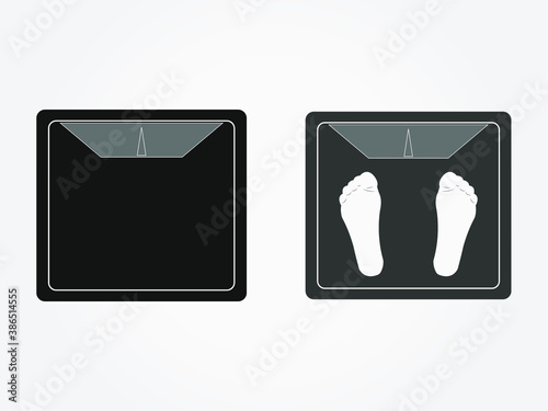 scales legs icon vector illustration eps10