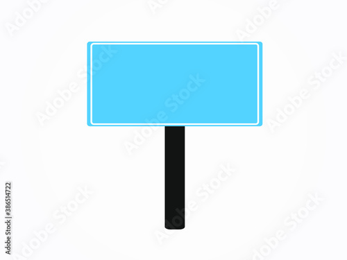 blank sign