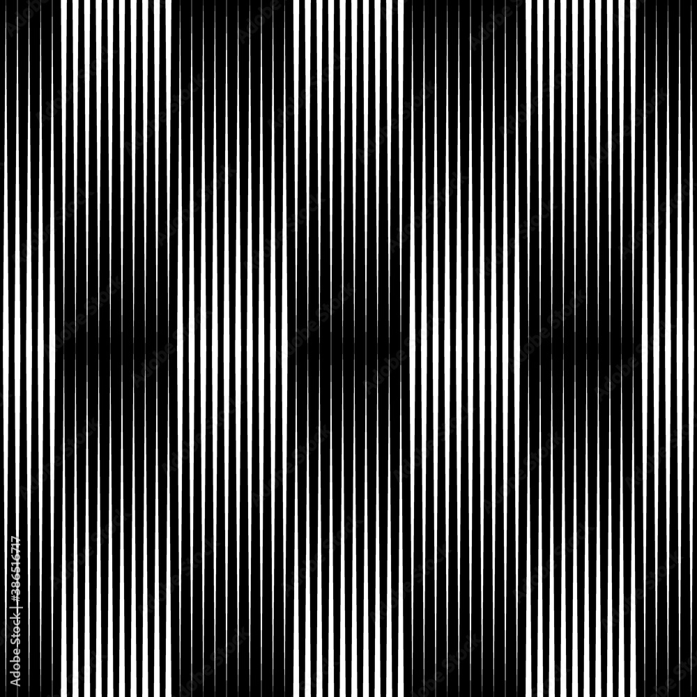 Obraz premium Lines pattern. Stripes seamless illustration. Striped image. Linear background. Strokes ornament. Abstract wallpaper. Modern halftone backdrop. Digital paper, web design, textile print. Vector work