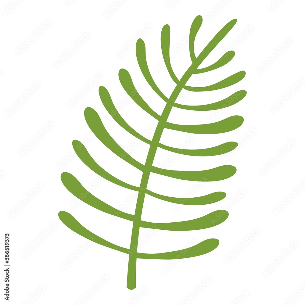 Christmas holiday green branch icon. Flat illustration of Christmas holiday green branch vector icon for web design Christmas holiday green branch icon. Flat illustration of Christmas holiday green branch vector icon for web design