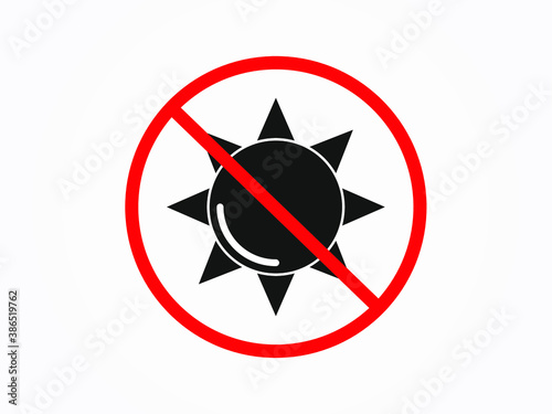 sun symbol vector illustration eps10
