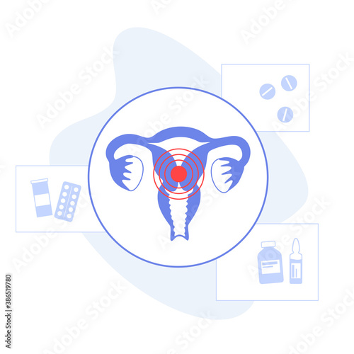 Gynecology clinic concept