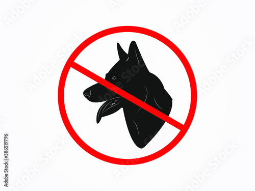 no dogs sign