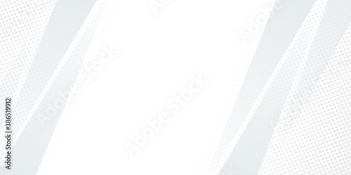 Abstract white background with geometric shapes design