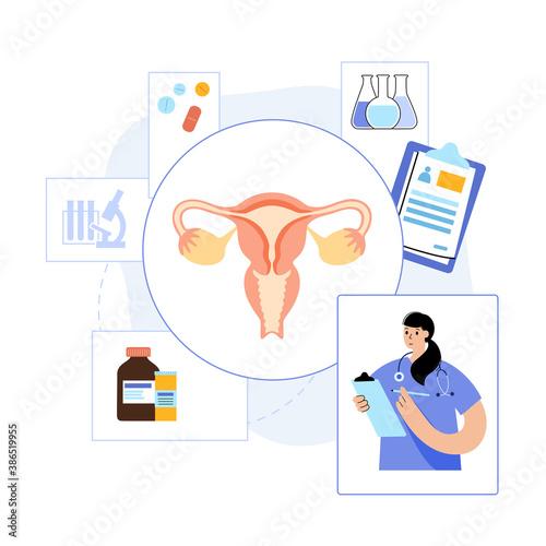 Gynecology clinic concept