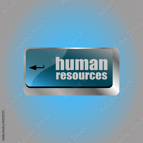 human resources button on computer keyboard key