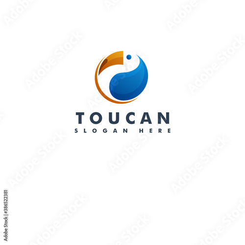 Free Download Toucan bird mascot logo design. animal head icon vector logotype - GFXLoad
